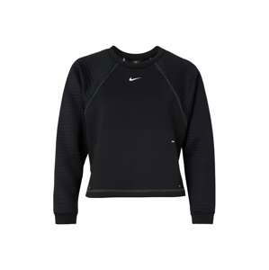 NIKE Sportovní mikina 'Luxe'  černá / bílá