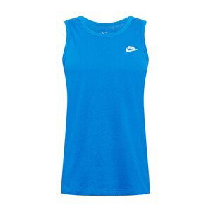 Nike Sportswear Tričko  bílá / královská modrá