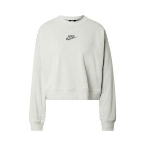 Nike Sportswear Mikina 'Crew'  černá / šedá