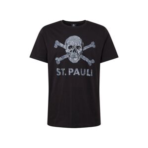 FC St. Pauli Tričko  černá / šedá