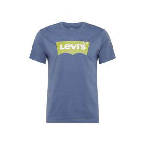 LEVI'S Tričko  chladná modrá / světle zelená / bílá