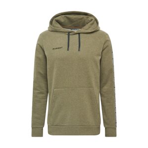 MAMMUT Sport-Sweatshirt  olivová / zelený melír