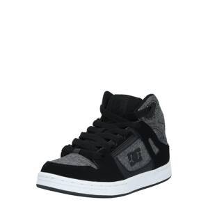 DC Shoes Sportovní boty  šedá / tmavě šedá / černá / bílá