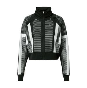 NIKE Sportjacke  bílá / černá