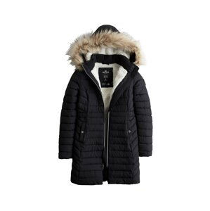 HOLLISTER Zimní kabát  černá