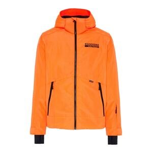 CHIEMSEE Outdoorová bunda 'Thredbo'  oranžová / bílá / černá