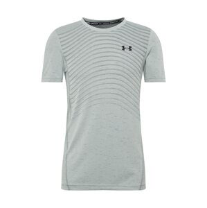 UNDER ARMOUR Funkční tričko  tmavě šedá / šedý melír / černá