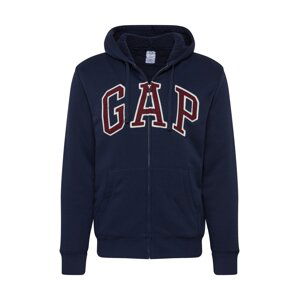 GAP Sweatjacke  námořnická modř / bílá / vínově červená