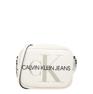 Calvin Klein Jeans Taška přes rameno  světle šedá / černá / offwhite