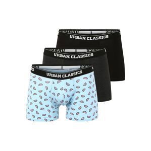 Urban Classics Boxerky  světlemodrá / antracitová / růžová / černá