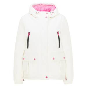 MYMO Zimní bunda  přírodní bílá / pink