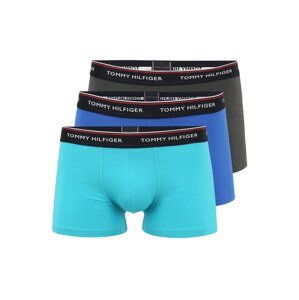 TOMMY HILFIGER Boxerky  tmavě šedá / tyrkysová / královská modrá / námořnická modř / bílá