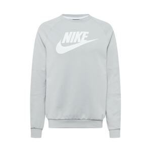 Nike Sportswear Mikina  bílá / světle šedá