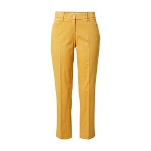 BRAX Kalhoty s puky 'Mara'  zlatě žlutá
