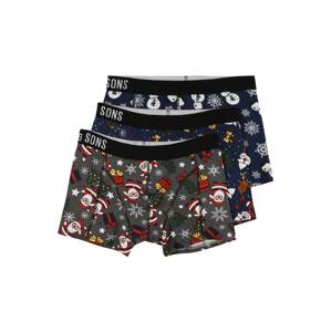 Only & Sons Boxerky 'RUDOLPH'  marine modrá / žlutá