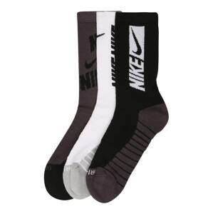 NIKE Sportsocken 'Everyday Max'  šedá / černá / bílá