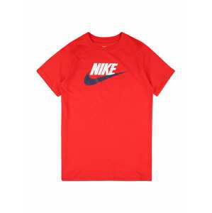 Nike Sportswear Tričko 'FUTURA'  námořnická modř / červená / bílá