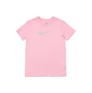 NIKE Funkční tričko  šedá / světle růžová
