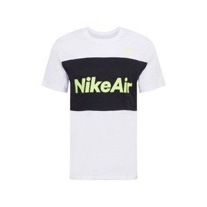Nike Sportswear Tričko  černá / bílá / žlutá