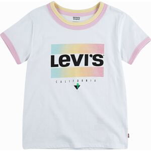 LEVI'S Tričko  offwhite / růžová / pastelově žlutá / černá / mix barev