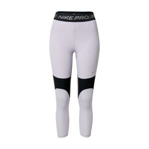 NIKE Sportovní kalhoty  černá / pastelová fialová