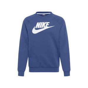 Nike Sportswear Mikina  bílá / námořnická modř