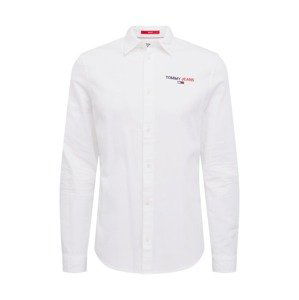 Tommy Jeans Košile  offwhite / tmavě modrá / melounová