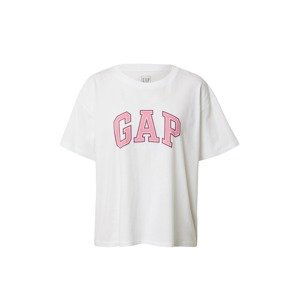 GAP Tričko  pink / bílá