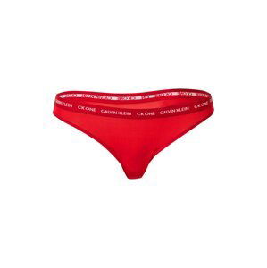 Calvin Klein Underwear Tanga  červená / bílá