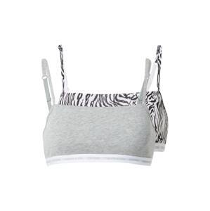 Calvin Klein Underwear Podprsenka 'Unlined'  bílá / šedá / černá