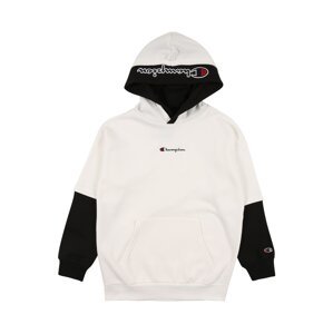 Champion Authentic Athletic Apparel Mikina  černá / bílá