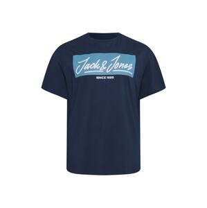 Jack & Jones Plus T-Shirt 'FLEXI'  námořnická modř / modrá
