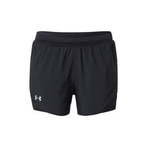 UNDER ARMOUR Sportovní kalhoty 'Fly By 2.0'  černá / bílá