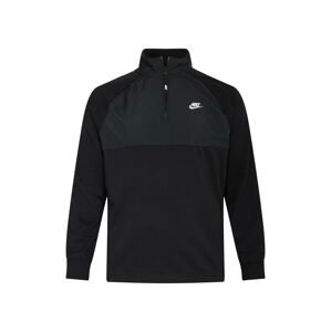 Nike Sportswear Mikina  černá / bílá