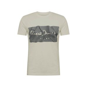 Pepe Jeans Tričko 'RAURY'  khaki / tmavě šedá / černá