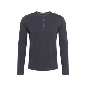 CAMEL ACTIVE Tričko 'Henley'  šedá