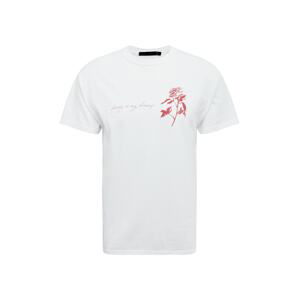 Mennace Shirt  bílá / krvavě červená
