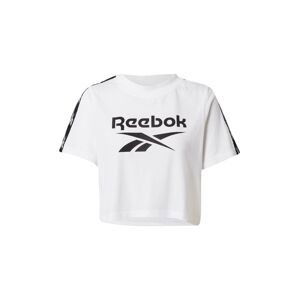 Reebok Sport Funkční tričko  bílá / černá