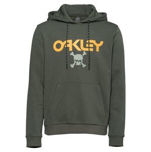 OAKLEY Sportovní mikina 'SKULL'  žlutá / šedá / grafitová