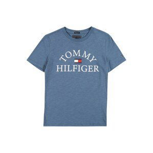 TOMMY HILFIGER Tričko 'ESSENTIAL'  světlemodrá / modrá