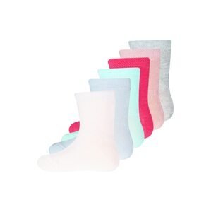 EWERS Ponožky  světlemodrá / šedý melír / pink / růžová / bílá