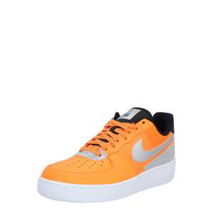 Nike Sportswear Tenisky 'Air Force 1 '07 LV8'  černá / oranžová / stříbrná