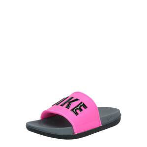 Nike Sportswear Plážová/koupací obuv 'Offcourt'  tmavě růžová / černá