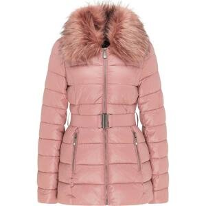 faina Zimní bunda  světle růžová