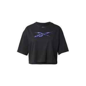 Reebok Sport Funkční tričko  modrá / světlemodrá / černá