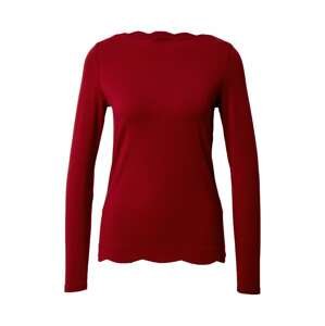 Esprit Collection Tričko  tmavě červená