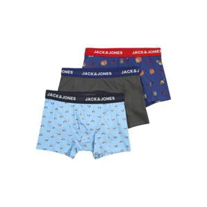 JACK & JONES Boxerky  trávově zelená / světlemodrá / marine modrá / mix barev