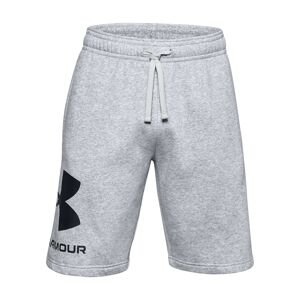 UNDER ARMOUR Sportovní kalhoty 'Rival'  šedý melír / černá
