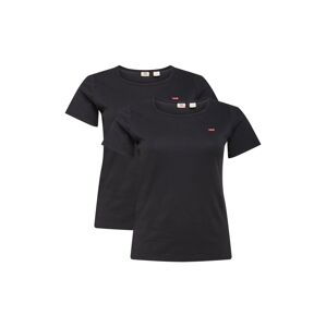 Levi's® Plus Tričko 'PL 2 PACK TEE NEUTRALS'  červená / černá / bílá