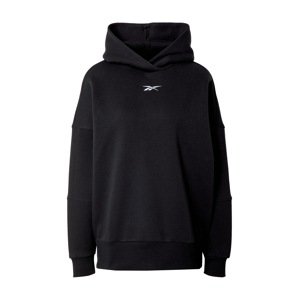 Reebok Sport Sportovní mikina  černá / bílá